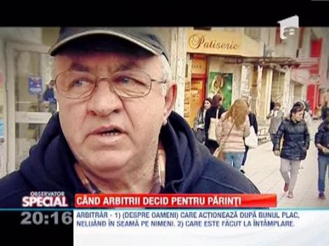 Romanii nu fac diferenta dintre arbitrar si arbitru