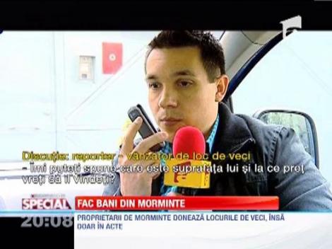 Fac bani din morminte