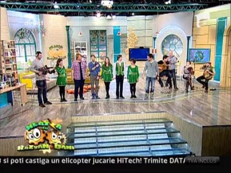 Echipa de la Neatza, in pasi de dans irlandez