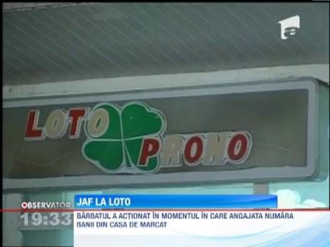 Jaf la o agentie loto din orasul Rovinari