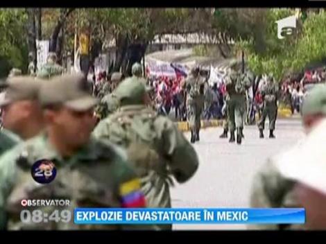 Un camion cu artificii a explodat in Mexic. Cel putin 13 morti si peste 150 de raniti