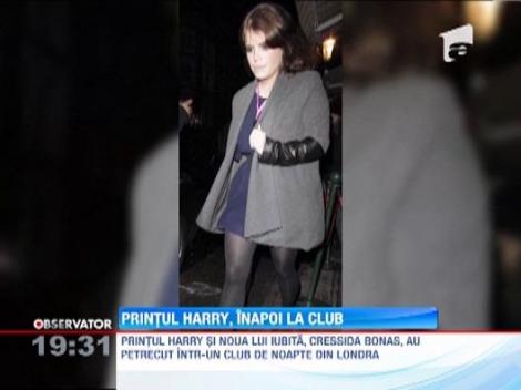 Printul Harry si Cressida Bonas, noua lui iubita, au petrecut intr-un club din Londra