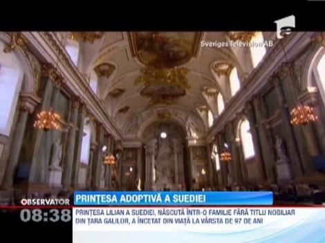 Suedezii si-au luat ramas bun de la printesa Lilian