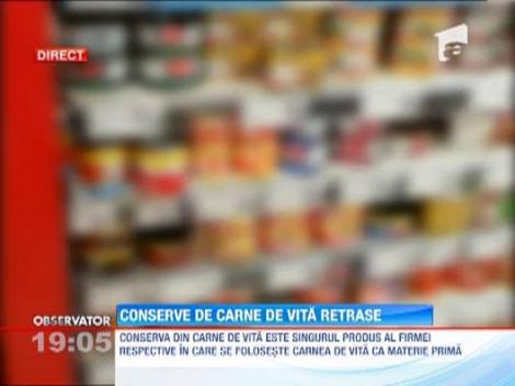 30 de mii de conserve din carne de vita au fost oprite de la comercializare
