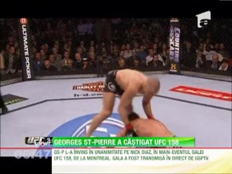 Georges St-Pierre si-a pastrat centura UFC
