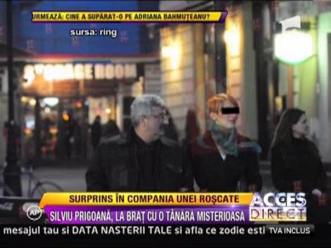Silviu Prigoana, surprins in compania unei roscate misterioase