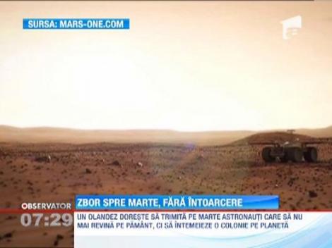 Un milionar olandez intentioneaza sa organizeze zboruri cu echipaj uman spre Marte