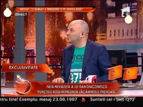 Dan Diaconescu: "Am gasit 1.000 de zacaminte neexploatate. Am facut o harta cu zonele in care sunt acestea"