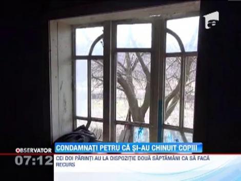 Doi parinti din judetul Iasi au fost condamnati la inchisoare pentru ca si-au neglijat si batut cei 4 copii