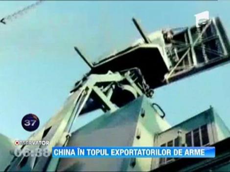 China a devenit al cincilea exportator de arme la nivel mondial