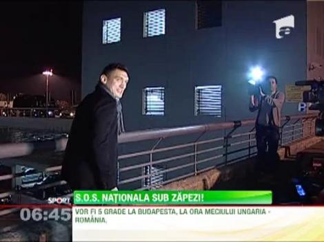 Ungaria, sub nameti! Terenul pe care va juca nationala Romaniei este acoperit de zapada