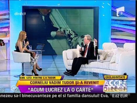 Corneliu Vadim Tudor: “Cu cine sa vorbesc pe Facebook?”