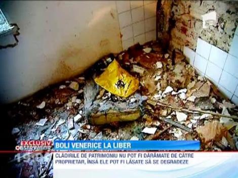 Spitalul de dermato-venerice din Bucuresti a fost pradat ziua si noaptea,bucata cu bucata de hotii de fier vechi