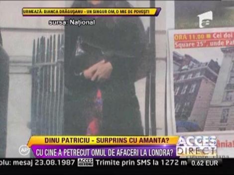 Dinu Patriciu, fotografiat pe strazile din Londra, alaturi de amanta Melanie Chen