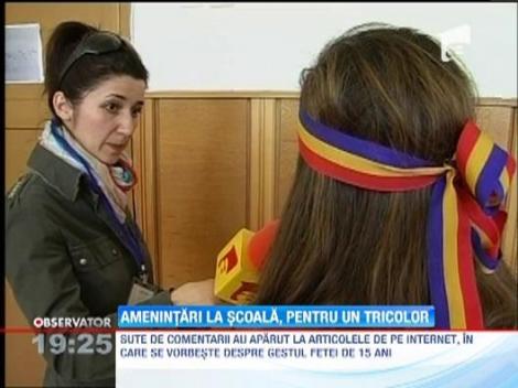 Razboiul steagurilor din Tinutul Secuiesc a ajuns in scoala! Eleva de 15 ani, amenintata cu moartea si injurata de colegi pentru ca a purtat o bentita tricolora