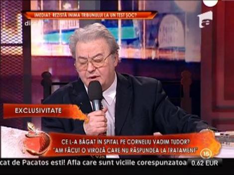 Corneliu Vadim Tudor: "Am fumat 17 ani de zile"