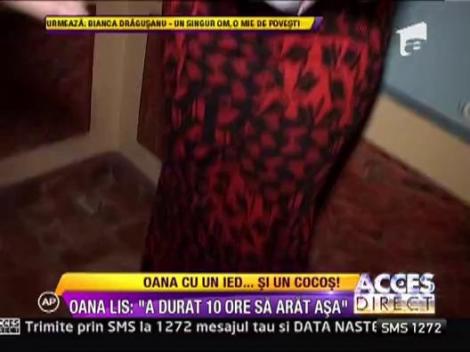 Oana Lis a primit cadou de ziua ei un cocos si un ied