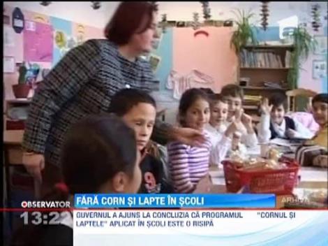 "Cornul si laptele" ar putea disparea din scol