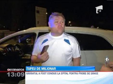 Un iesean care a castigat patru milioane de euro la Loto, in 2008, a facut spectacol in fata politistilor, dupa ce a fost prins beat la volan
