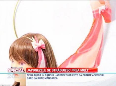 Noua moda in randul japonezelor: sa poarte accesorii care sa imite mancarea