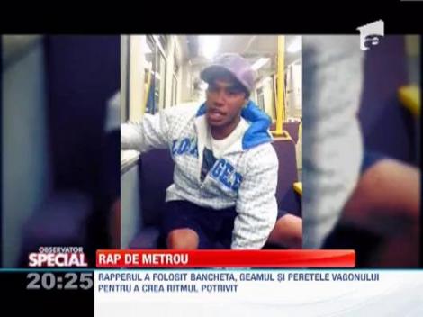 VIDEO | Un tanar australian pasionat de rap a dat un adevarat spectacol in metrou
