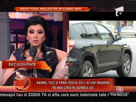Bahmu, foc si para! Prigoana i-a luat masina facuta cadou!
