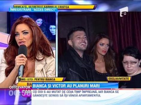 Bianca Dragusanu si Victor Slav s-au mutat impreuna!
