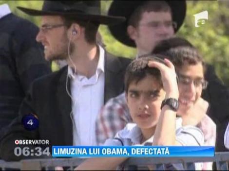 Una dintre limuzinele lui Obama, defectata in Israel dupa ce a fost alimentata cu motorina in loc de benzina