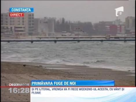 Vremea rece si ploioasa in weekend pe litoral