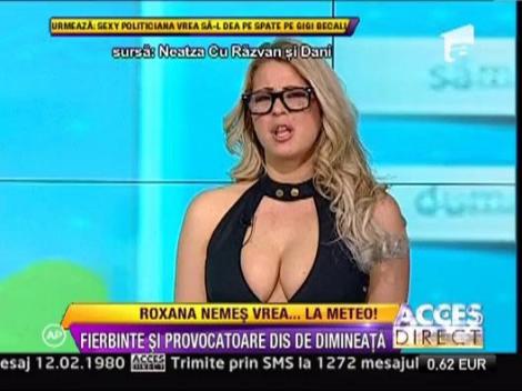 Roxana Nemes, sexy vecina baietilor de la Neatza!