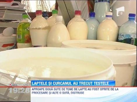 Laptele si curcanul au trecut testele. Produsele sunt sanatoase si pot fi consumate cu incredere