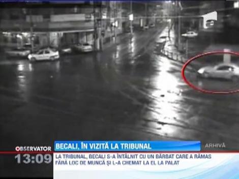 Gigi Becali a facut o vizita la Tribunal