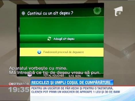 Reciclezi si primesti bonuri pentru alimente