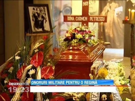 Actrita Irina Petrescu a fost condusa astazi pe ultimul drum