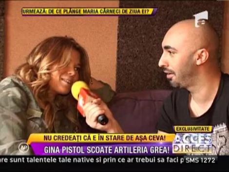 Gina Pistol s-a apucat de cantat: "Cand eram mica... imi doream sa fiu cantareata"!