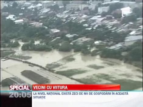 Peste 3.000 de gospodarii din judetul Galati sunt construite in zone inundabile