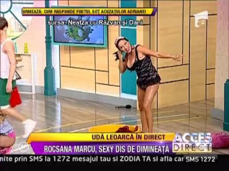 Rocsana Marcu, uda leaorca in direct!