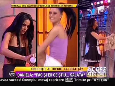 Daniela Crudu a prins drag de bucatarie!
