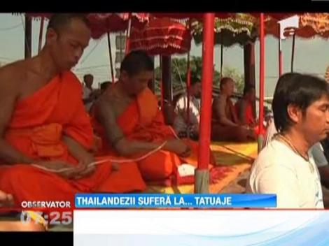 Peste zece mii de persoane au participat la Festivalul Tatuajelor din Thailanda 