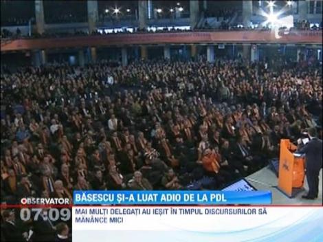 Traian Basescu s-a despartit de PDL