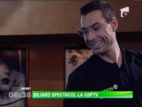 Biliard-spectacol la GSP TV