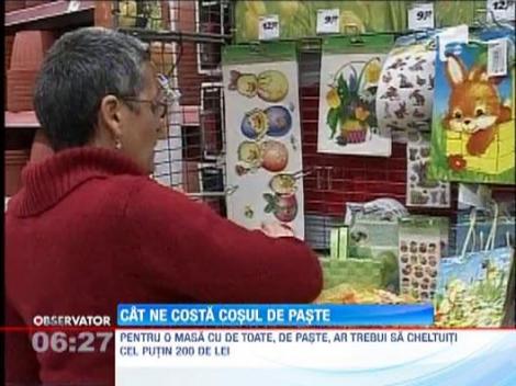 Cat ne costa cosul de Paste