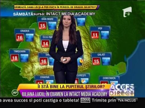 Iuliana Luciu, in examen la Intact Media Academy