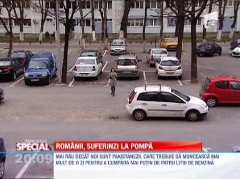 Carburantul goleste buzunarul romanilor