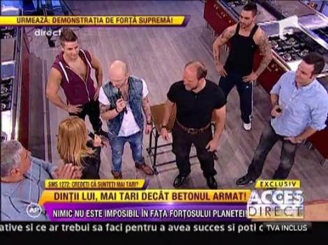 Georges Christen ridica o masa cu dintii!