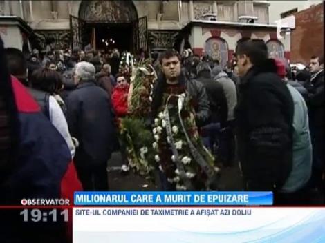 Alexandru Nedelescu, patronul celei mai mari companii de taximetrie, a fost inmormantat