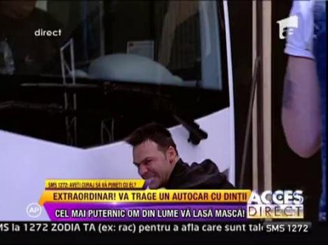 Georges Christen trage cu dintii un autocar!