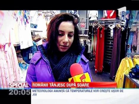 Romanii tanjesc dupa soare