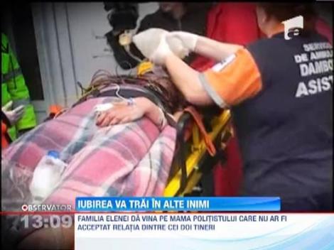 Familia tinerei ucisa de iubitul politist si-a dat acordul pentru a-i dona organele