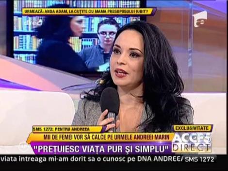 Andreea Marin: "La Scoala Mamelor vin si barbati"